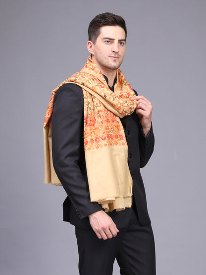 Men's Paisley Embroided Cashmilon Shawl