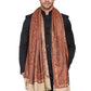 Men's Paisley Design Woven Poly Wool Blend Shawl