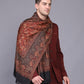 Men's Paisley Design Woven Poly Wool Blend Shawl