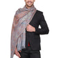 Men's Paisley Design Woven Poly Wool Blend Shawl