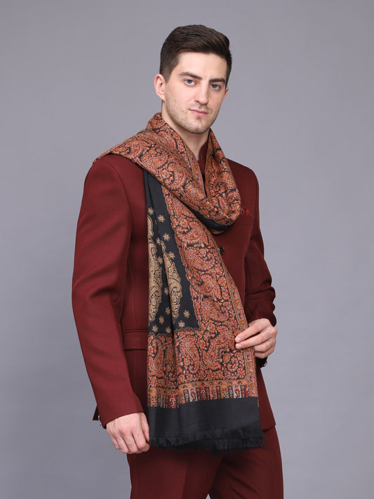 Men's Woven Acro Wool Shawl