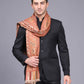 Men's Kalamkari Design Woven Acro Wool Blend Shawl