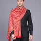 Men's Kalamkari Design Woven Acro Wool Blend Shawl