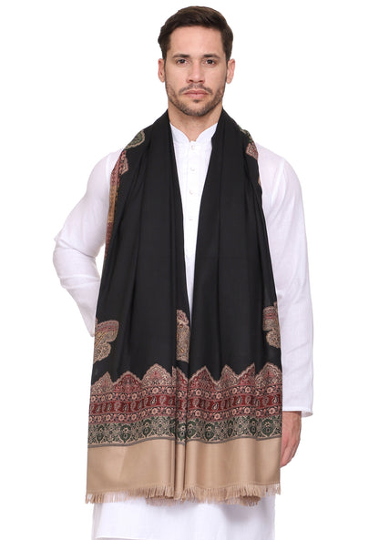 Men's Woven Acro Wool Shawl