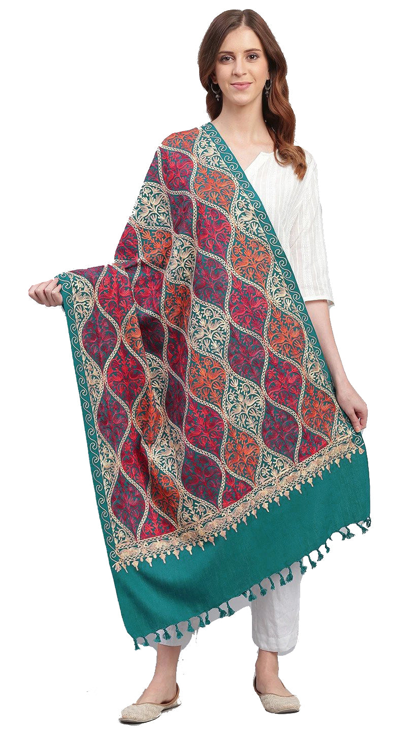 Women's Matka Embroidered Stole
