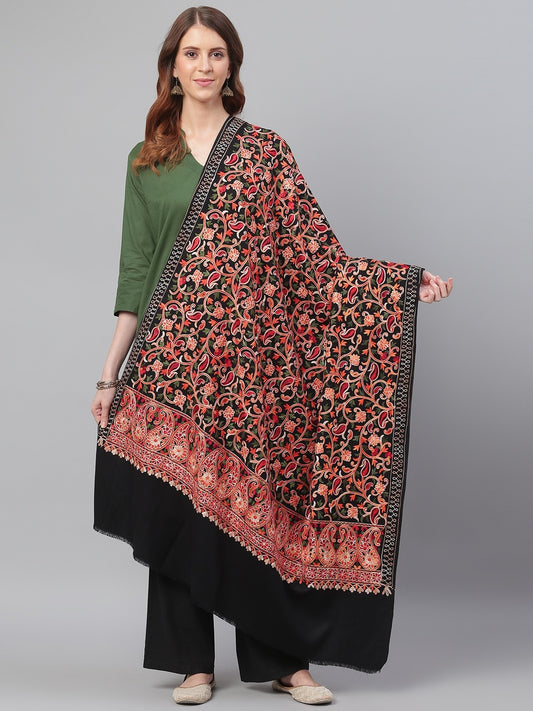 The Paisley Aari Embroidered Shawl