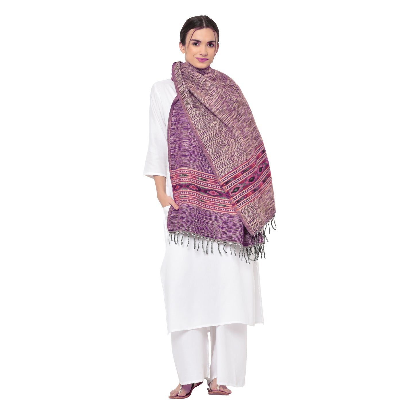 Weavers Villa Kullu Design Shawl