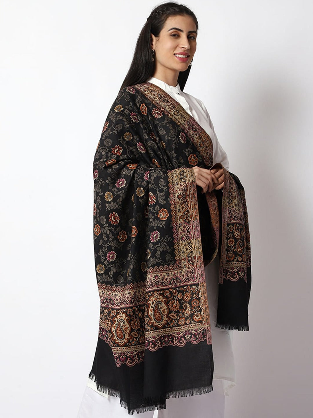 Women Woven Design Shawl