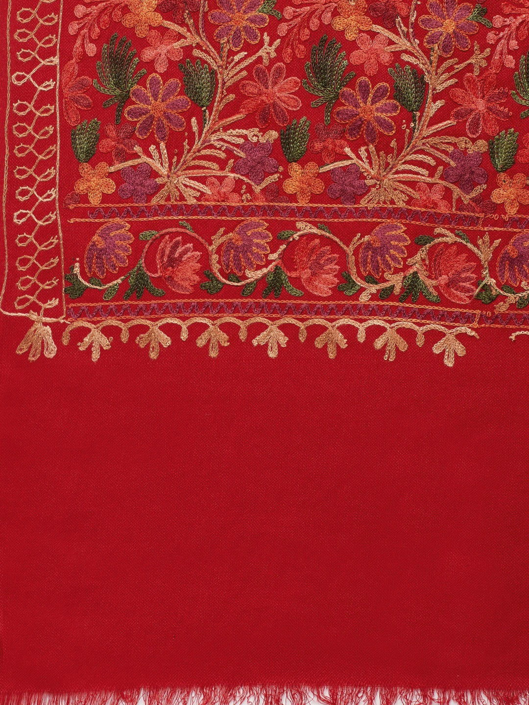 Women Aari Embroidered Shawl