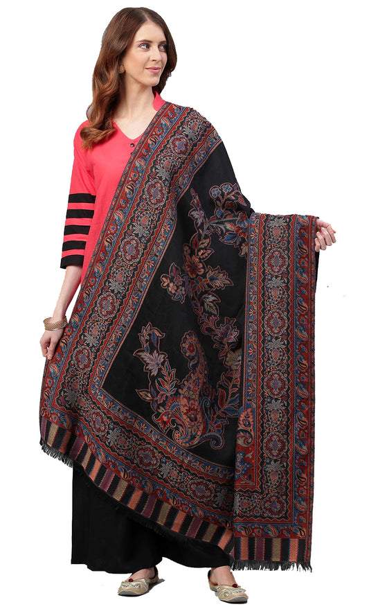 Women's Acro Wool Blend Woven Kashmiri Shawls