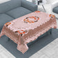 Weavers Villa Cotton Net Floral 4 Seater Rectangular Table Cover ( 40x60 Inches, Pack of 1)