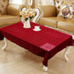Weavers Villa Floral Cotton Net 4 Seater Table Cover