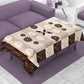 Weavers Villa Floral Rectangular Cotton 4 Seater Table Cover [40x60 Inches,Pack of 1]