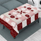Weavers Villa Floral Rectangular Cotton 4 Seater Table Cover [40x60 Inches,Pack of 1]