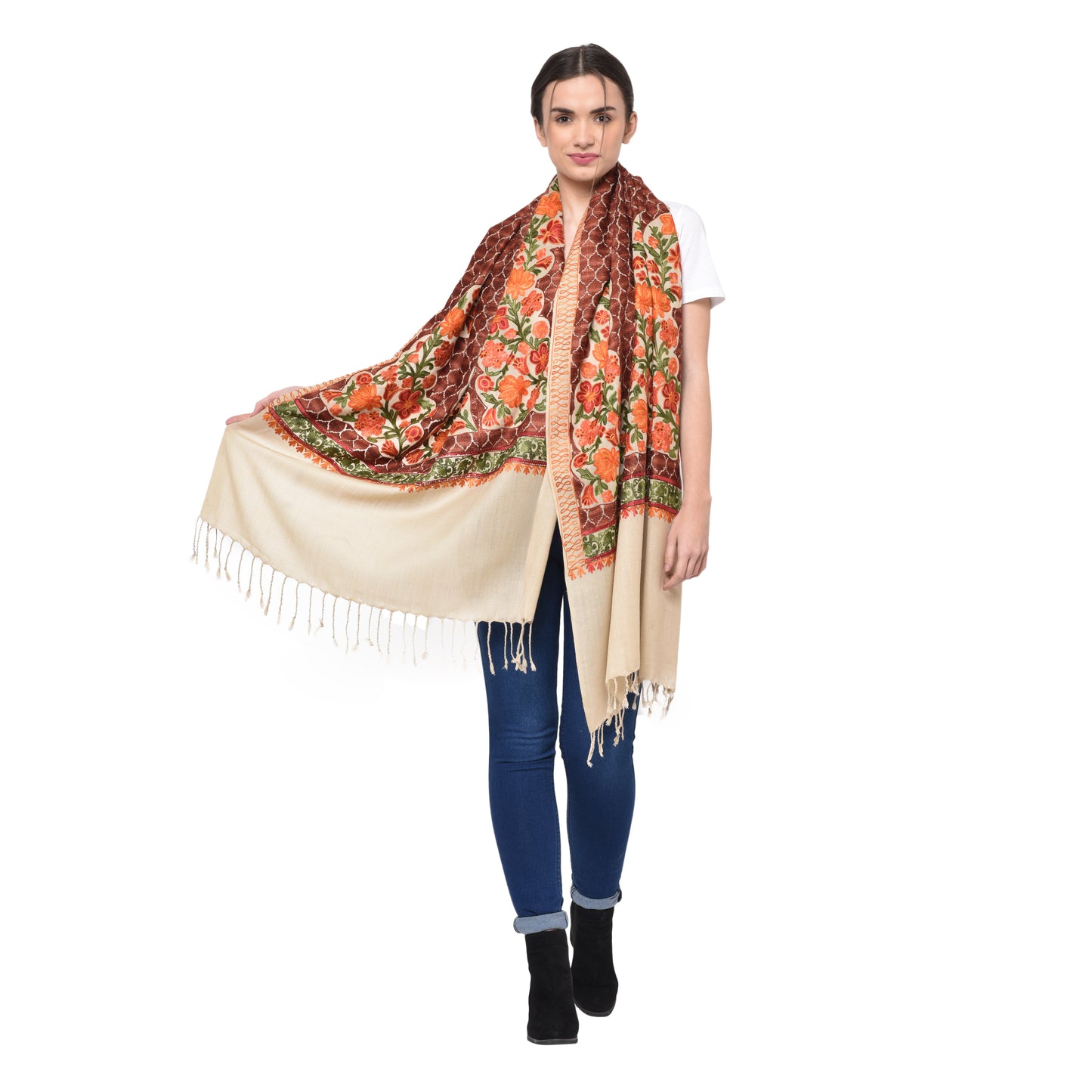 The Aari Embroidery Stole