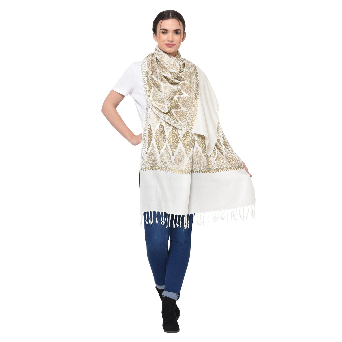 The Aari Embroidery Stole