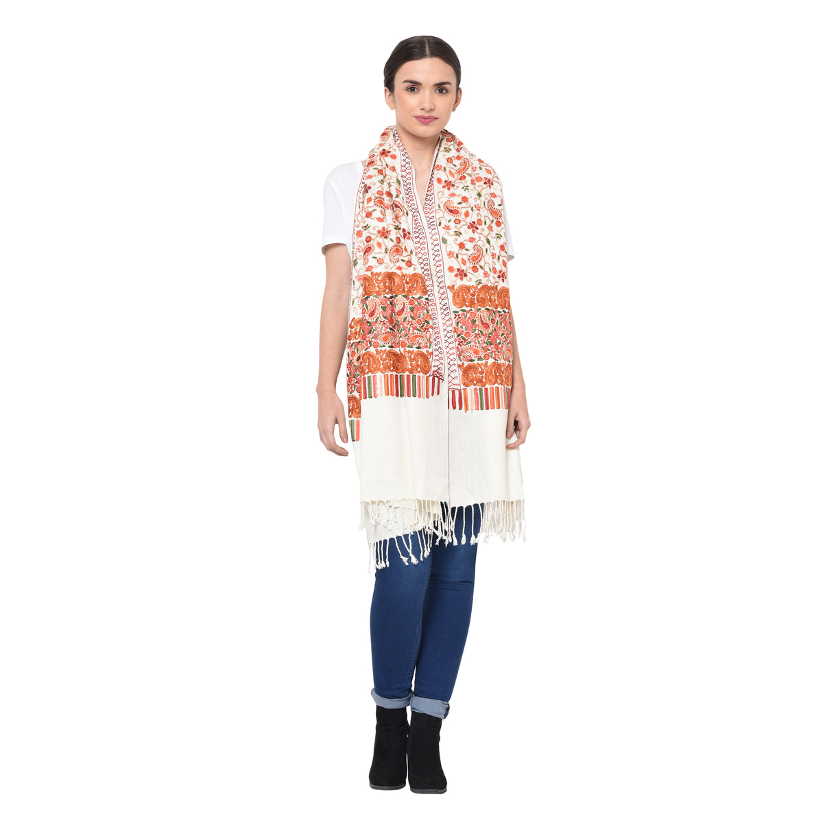 The Aari Embroidery Stole