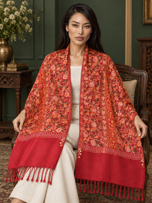 WV-113-PINK | Woven stole | Elegant drape 1