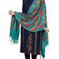 Women's Kashmiri Aari Embroided Floral Shawl