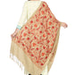 Weavers Villa Women's Kashmiri Aari Embroided Paisley Shawl