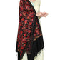Weavers Villa Women's Kashmiri Aari Embroided Paisley Shawl