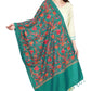 Weavers Villa Women's Kashmiri Aari Embroided Paisley Shawl