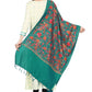 Weavers Villa Women's Kashmiri Aari Embroided Paisley Shawl
