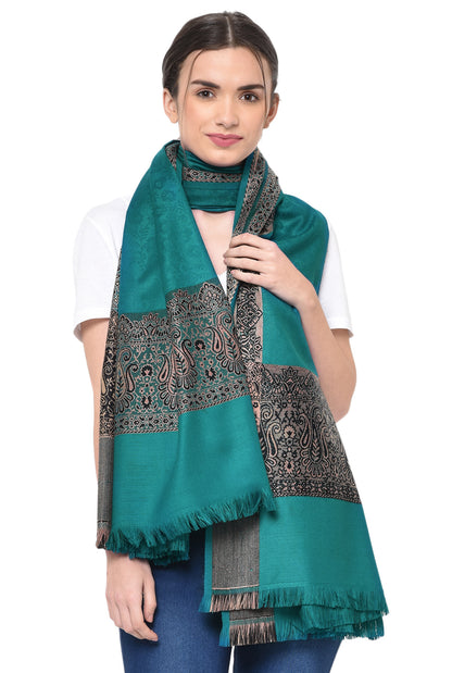 Women's Kashmiri Wool Self Design Shawl