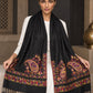 WV-610-BLACK | Woven stole | Elegant drape 1