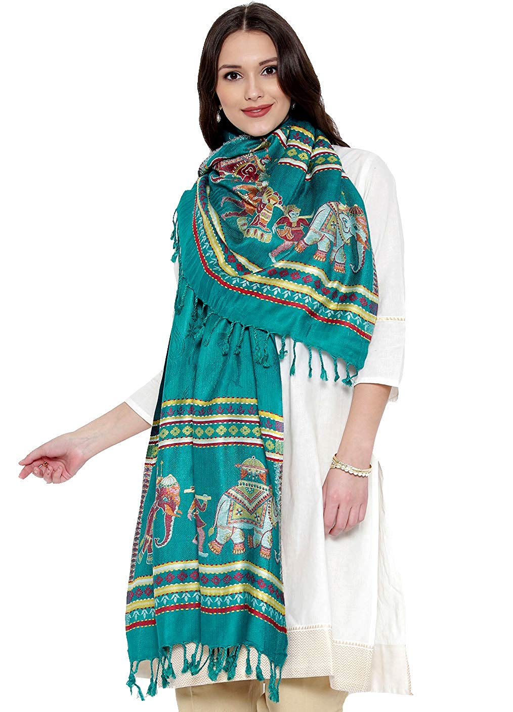 Traditional Woven Viscose Stole