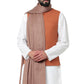 Men's Plain Self Design Shawl